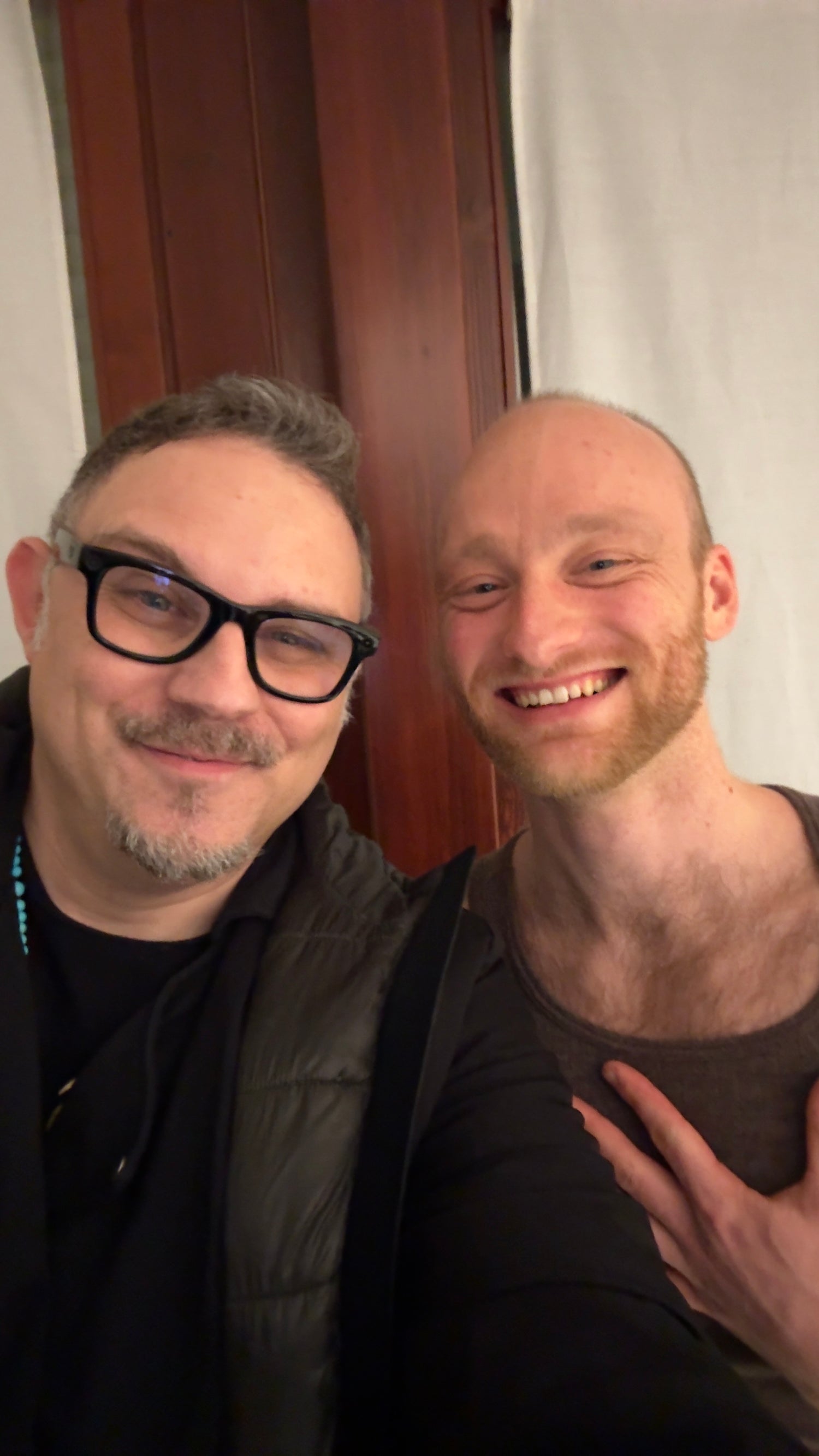Emanuele Brunazzetto insieme a Malte Marten